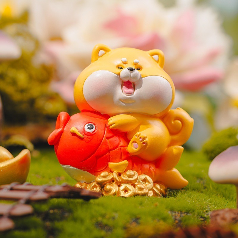 โมเดล ได้ 1 ตัว | Lucky Shiba Dog - More Than Billion Dollars Series by Romantic Light