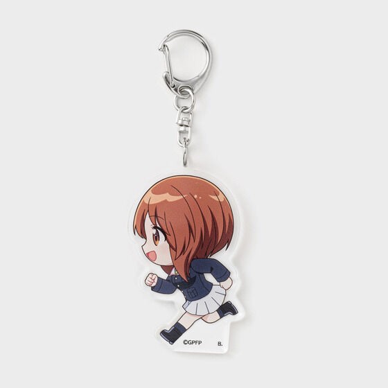 PRE-ORDER : Girls und Panzer Running Deformed Series Acrylic Keychain
