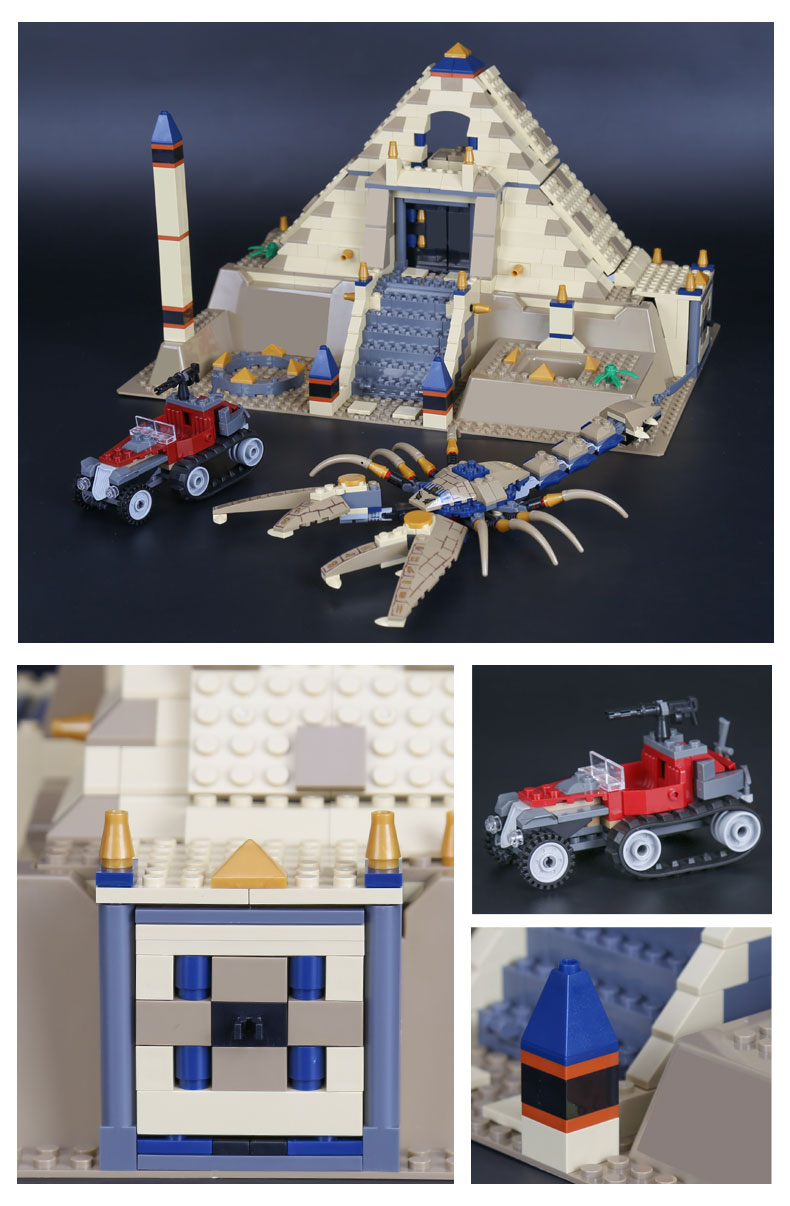 Lepin 31001 Pharaoh’s Quest - Scorpion Pyramid 822pcs