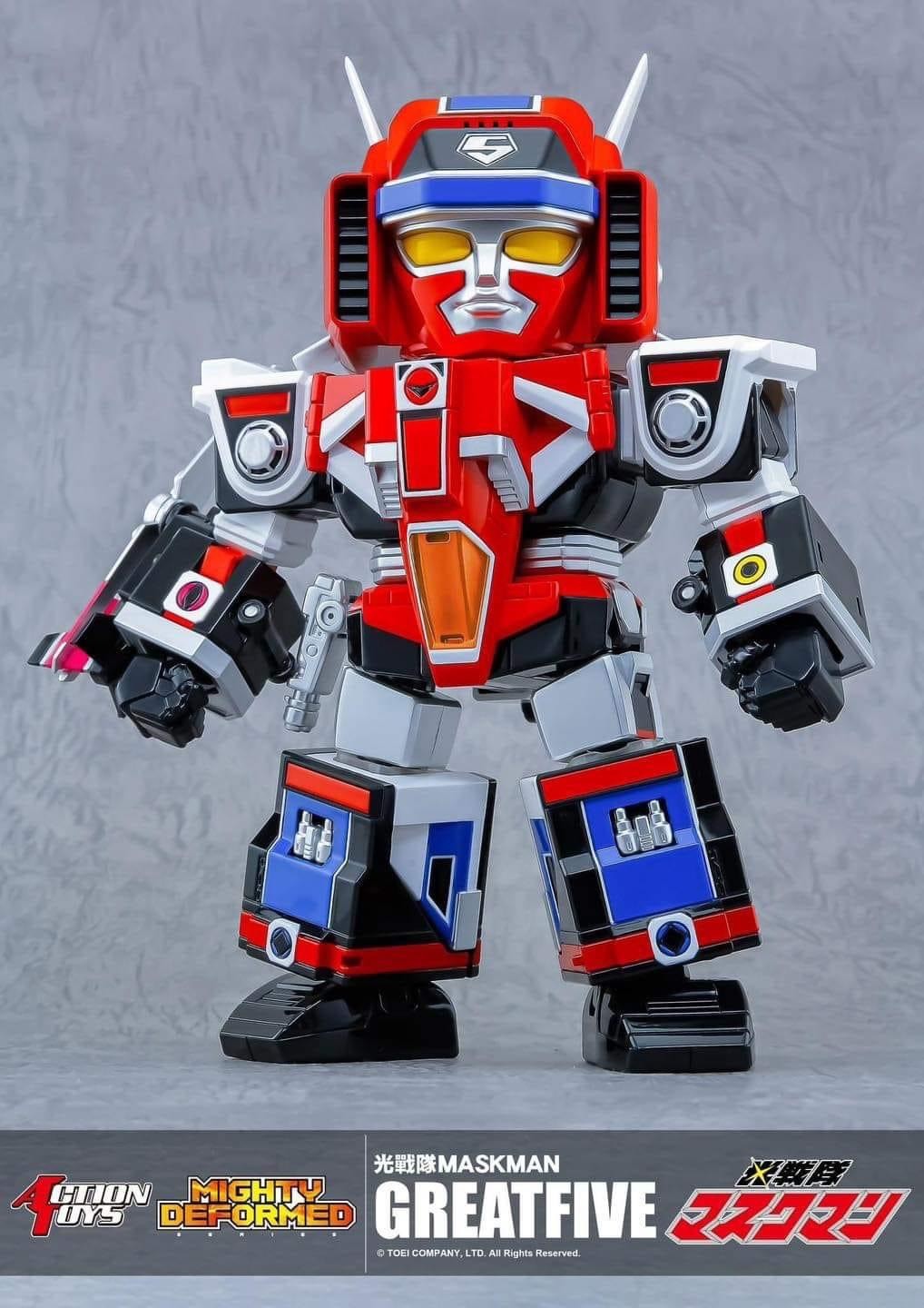 Pre-order : MIGHTY DEFORMED Great Five by Action Toys