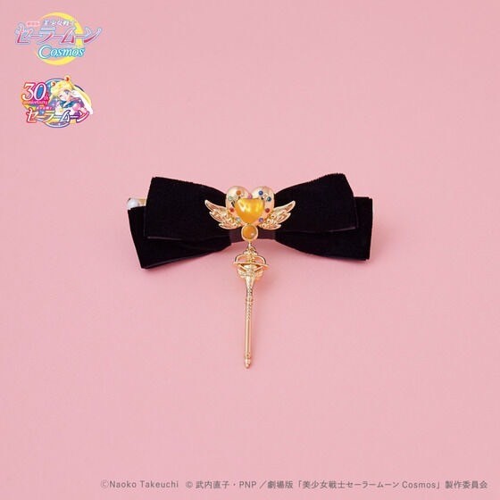 PRE-ORDER : Movie version "Sailor Moon Cosmos" x RoseMarie seoir Collaboration Ribbon Barrette (all 4 colors)