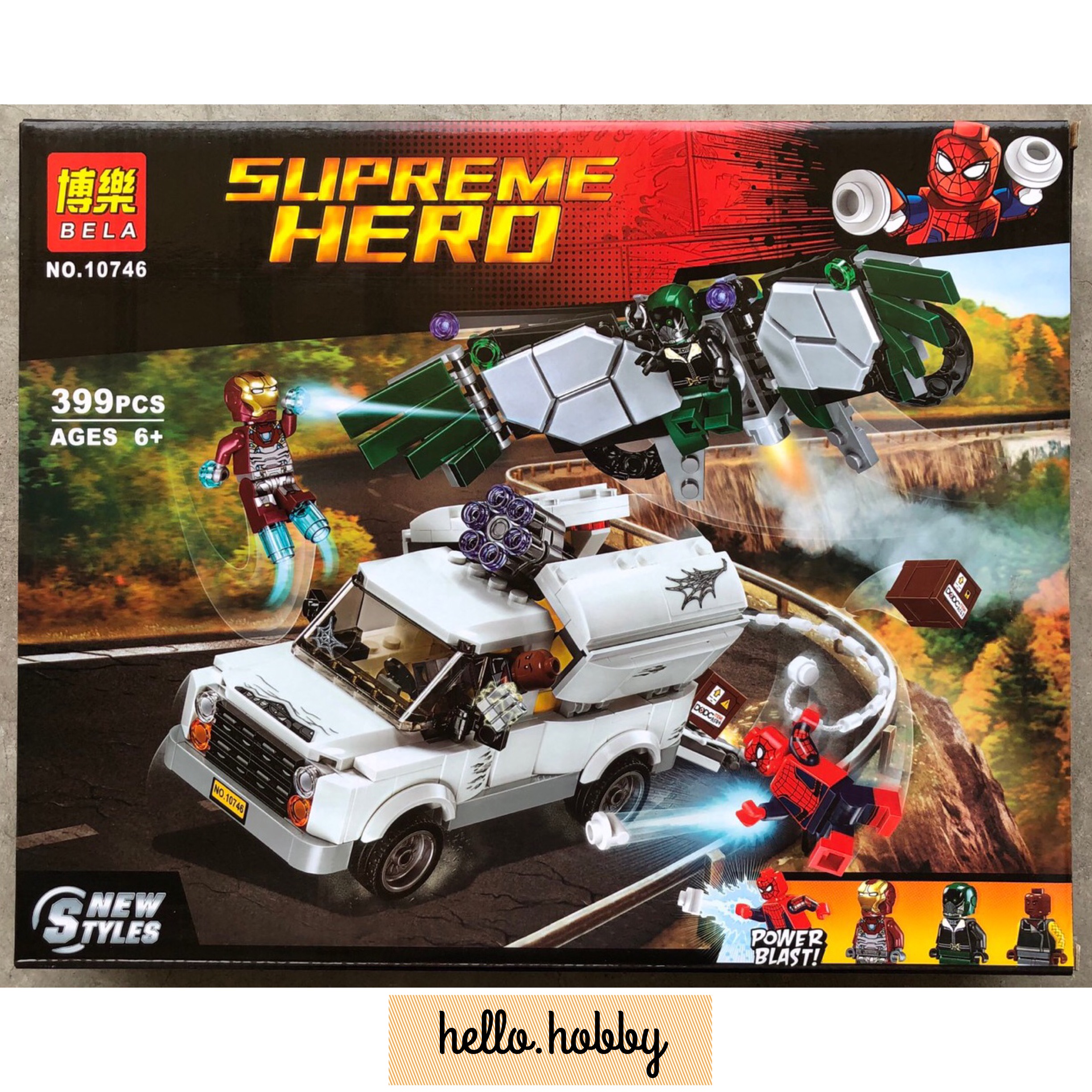 Bela 10746 Avengers Beware the Vulture 399pcs