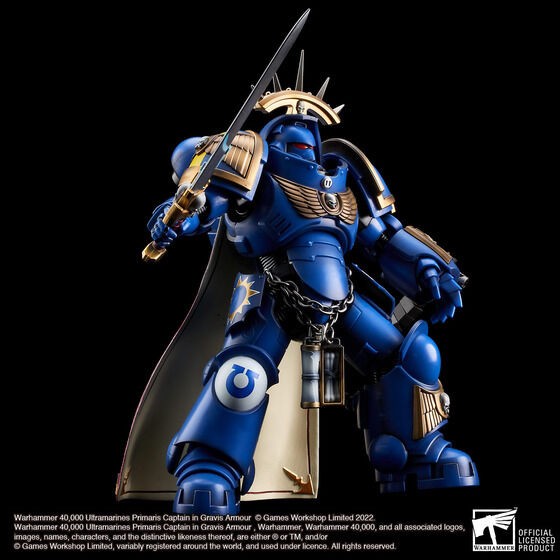 PRE-ORDER : WARHAMMER 40,000 ULTRAMARINES PRIMARIS CAPTAIN IN GRAVIS ARMOUR