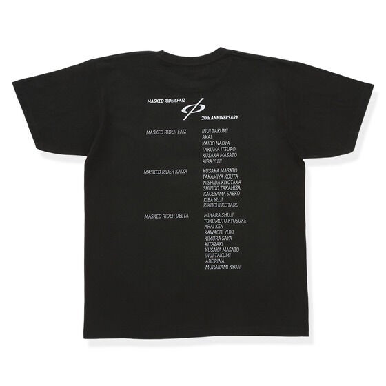 PRE-ORDER : Kamen Rider Faiz 20th Anniversary T-shirt (6 types in total)