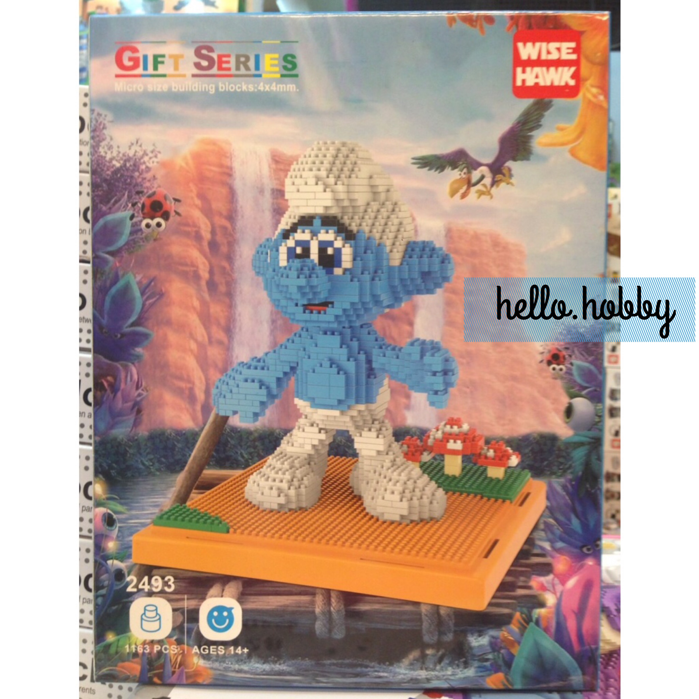 Wise Hawk 2493 Smurf 1,163pcs