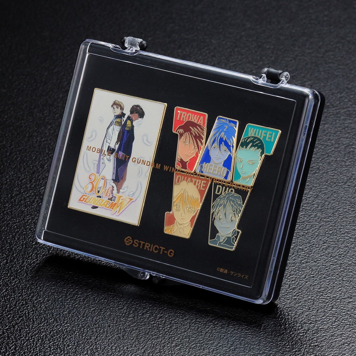 PRE-ORDER : STRICT-G "Mobile Suit Gundam Wing" 30th Anniversary Pin Set