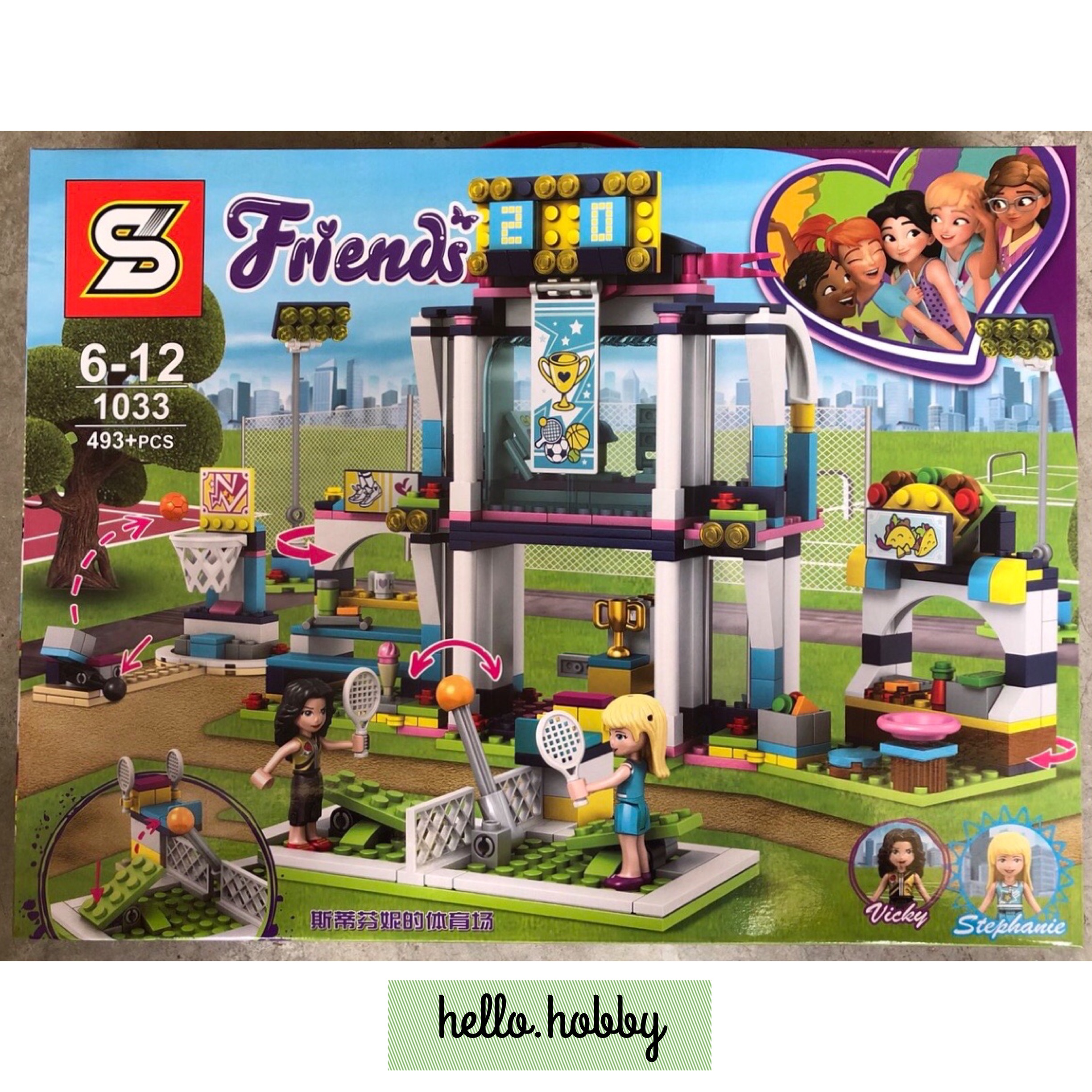 SY 1033 Friends Stephanie's Sports Arena 493pcs