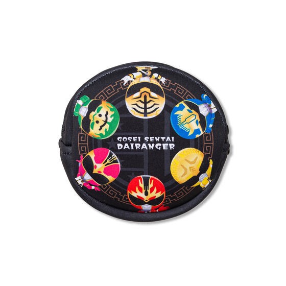 PRE-ORDER : Gosei Sentai Dairanger Deformed Round Pouch