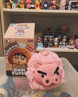 ตุ๊กตาพวงกุญแจ กระเป๋าใส่เหรียญ Crayon Shinchan Kanto Oden Series Plush Coin Purse by ROCK