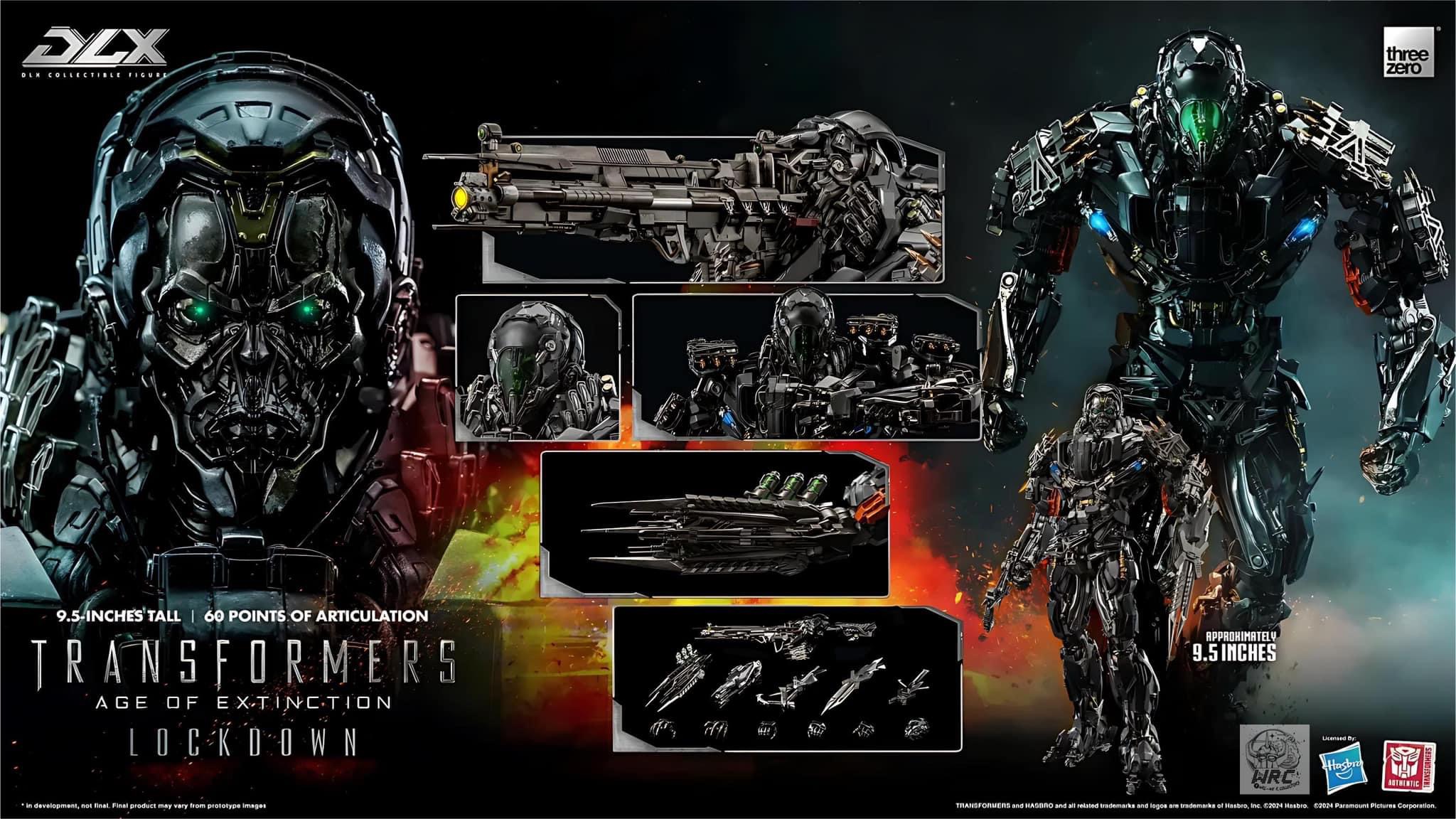 Pre-order : Transformers: Age of Extinction DLX Lockdown by ThreeZero