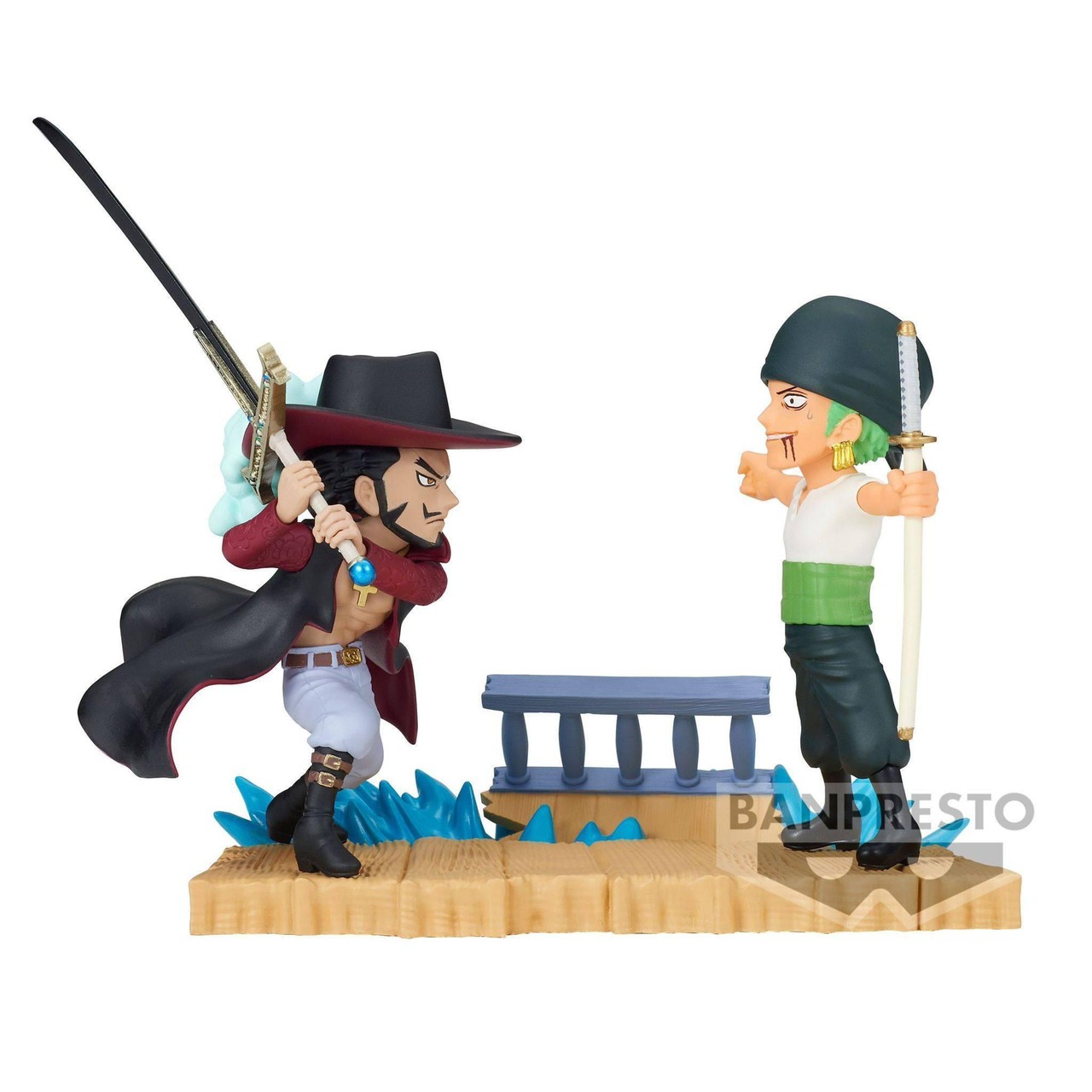 Pre-order : ONE PIECE WORLD COLLECTABLE FIGURE LOG STORIES -RORONOA ZORO VS DRACULE.MIHAWK-