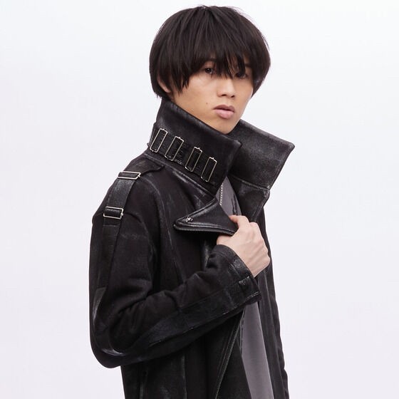 PRE-ORDER : Avataro Sentai Donbrothers x h.NAOTO Inu Brother Tsubasa Inuzuka High Neck Long Stretch Coat