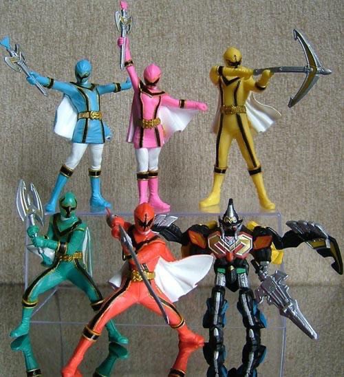 Mahou Sentai Magiranger Full Color Heroes Gashapon by Bandai (Set of 6)