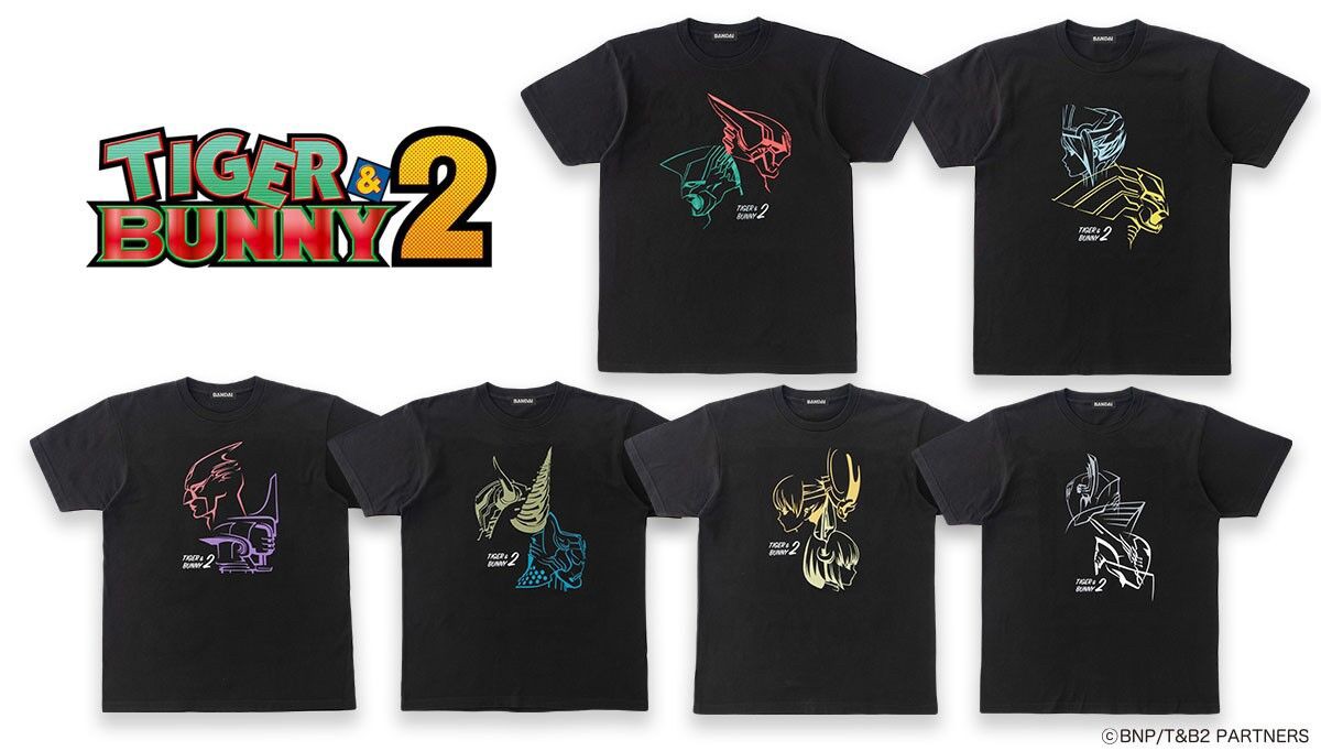 PRE-ORDER : TIGER & BUNNY 2 Buddy Pattern T-shirt