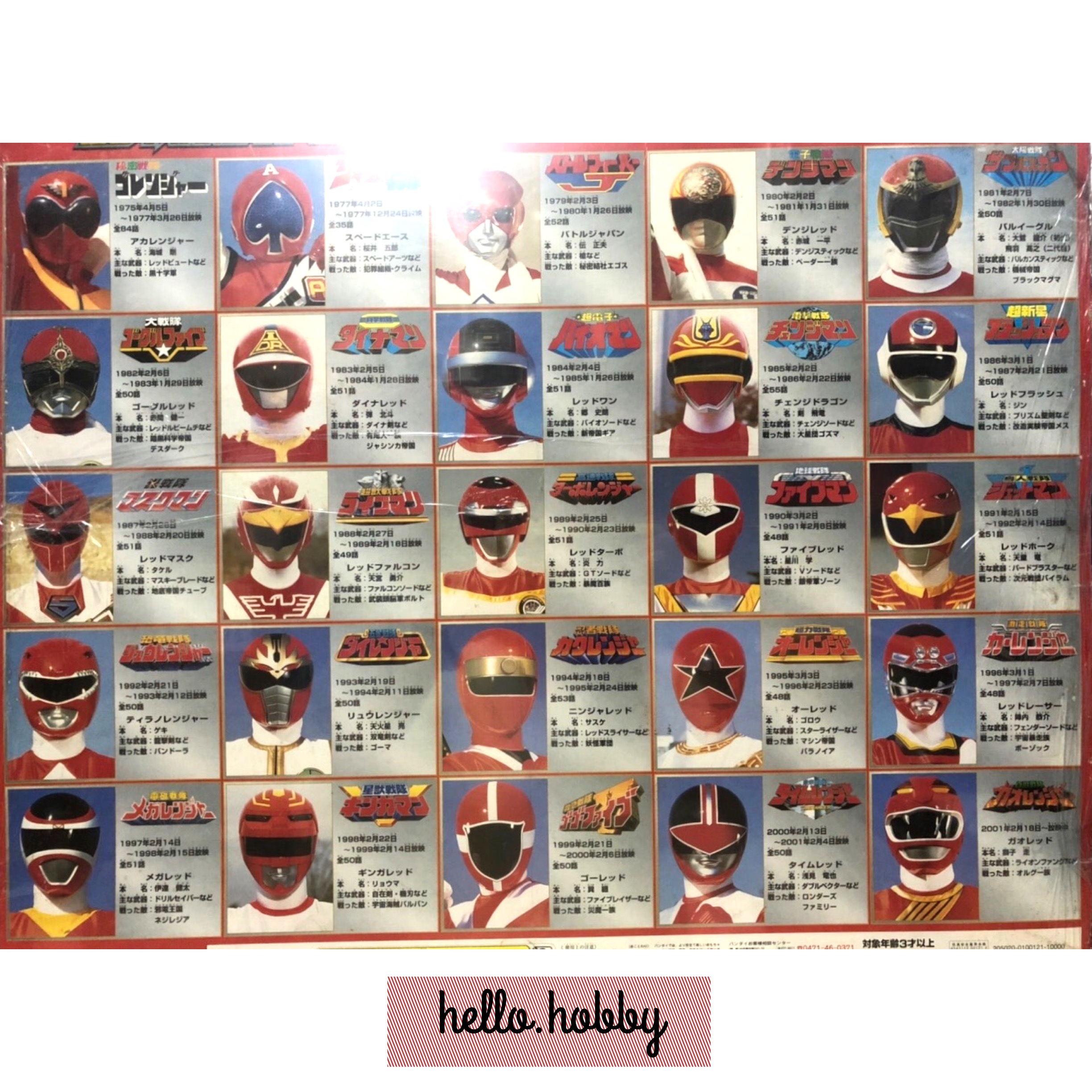 Super Sentai Series 25th Anniversary Red Ranger by Bandai