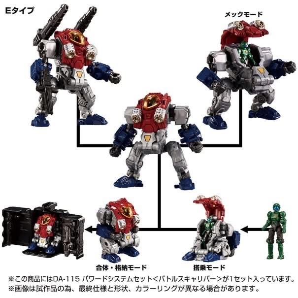 Pre-order : *Takara Tomy Mall Exclusive Online Shop* DA-115 Powered System Set (Battles Caliber) by Takara Tomy