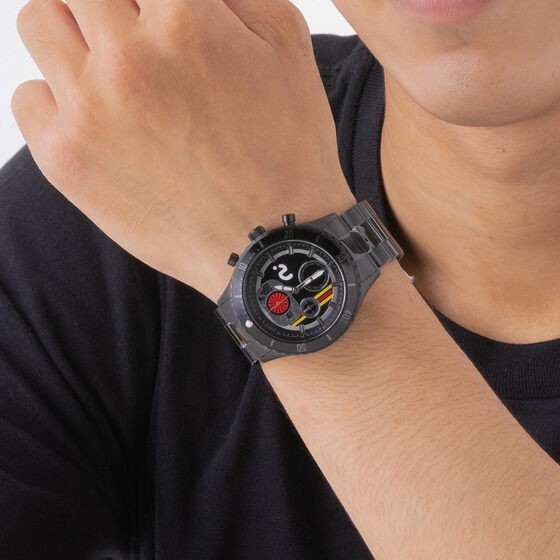 PRE-ORDER : Showa Kamen Rider Chronograph Watch [Live Action Watch] [BLACK・Shadow Moon]