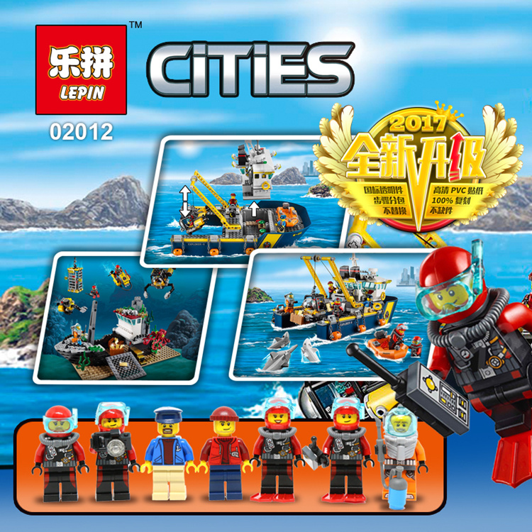 Lepin 02012 Deep Sea Exploration Vessel 774pcs