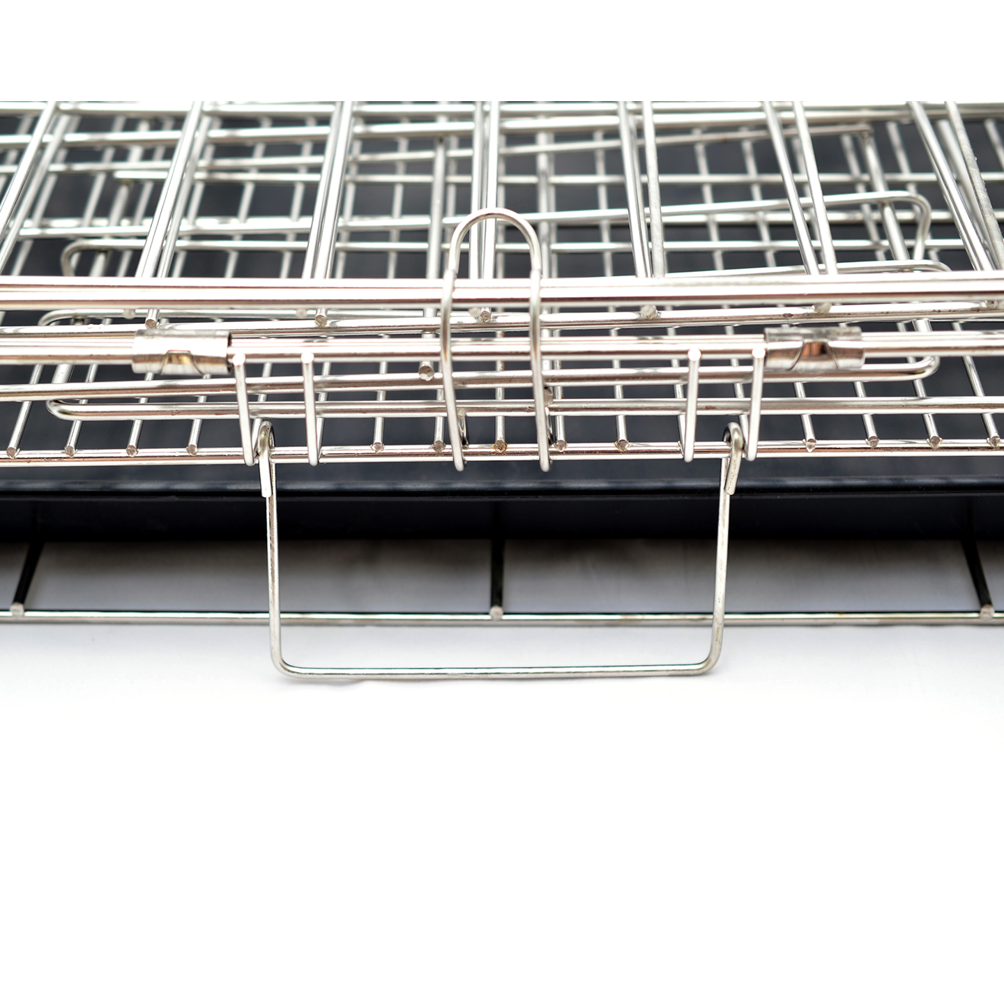 กรงสุนัขสแตนเลส Size L