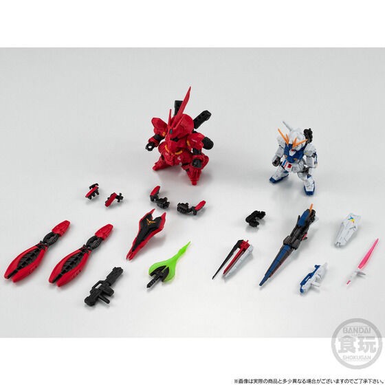 PRE-ORDER : FW GUNDAM CONVERGE CORE RX-93ff Nu Gundam & MSN-04FF Sazabi Set