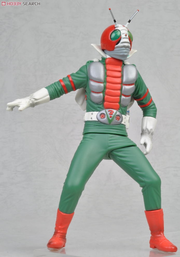 Soul of Soft Vinyl No.25 Masked Rider V3 7”inch by Bandai