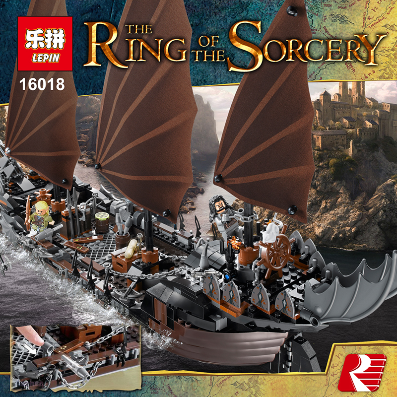 Lepin 16018 The Lord of the Rings Pirate Ship Ambush 756pcs