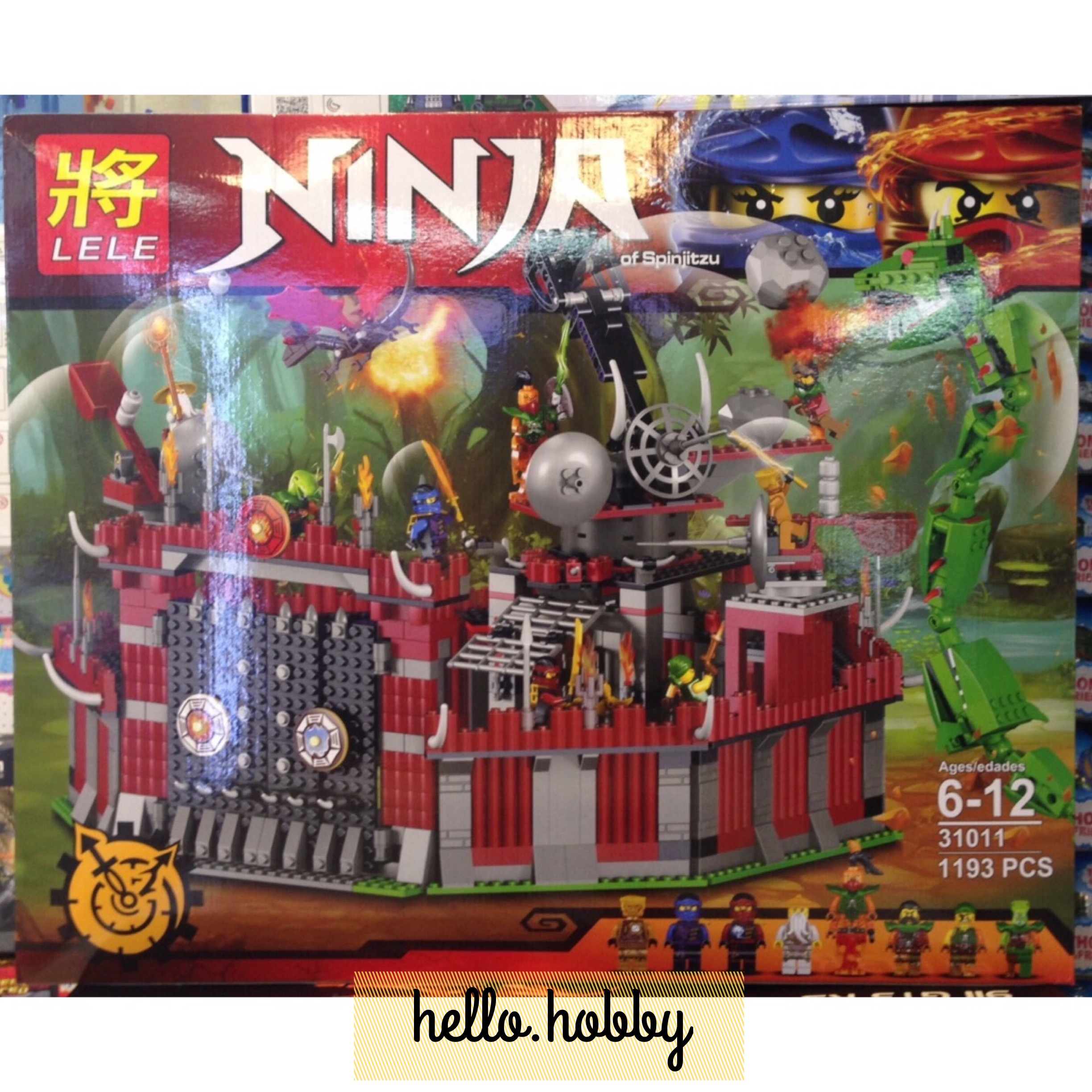 Lele 31011 Ninjago 1193pcs