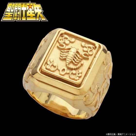 PRE-ORDER : Saint Seiya Gold Cloth Box Design Silver925 Ring