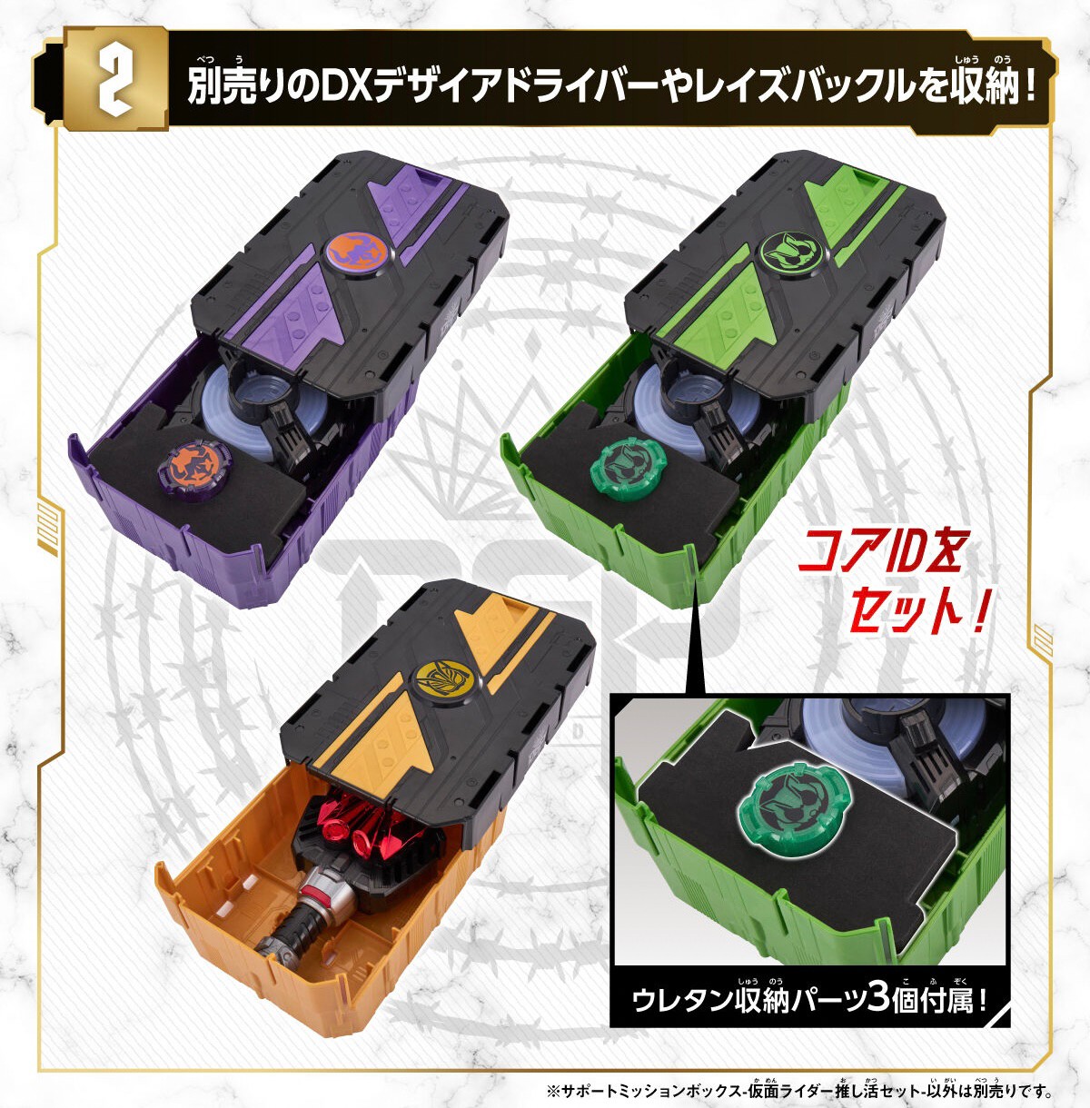 PRE-ORDER : Support Mission Box -Kamen Rider Oshikatsu Set-