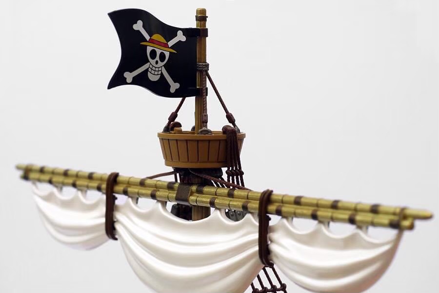 CHOGOKIN GOING MERRY -ONE PIECE 20TH ANNIVERSARY PREMIUM COLOR VER.- by Bandai (มือ1 แกะเชค มีตำหนิระเบียงหักจากโรงงาน)