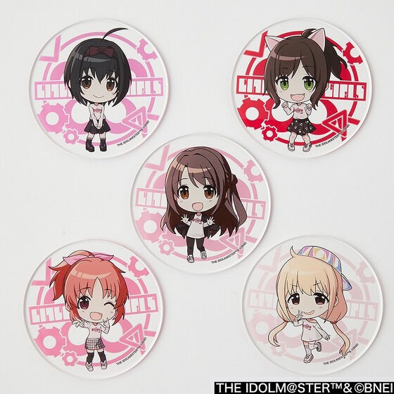 PRE-ORDER : The Idolmaster Cinderella Girls x R4G 2nd (C5) Acrylic Coaster