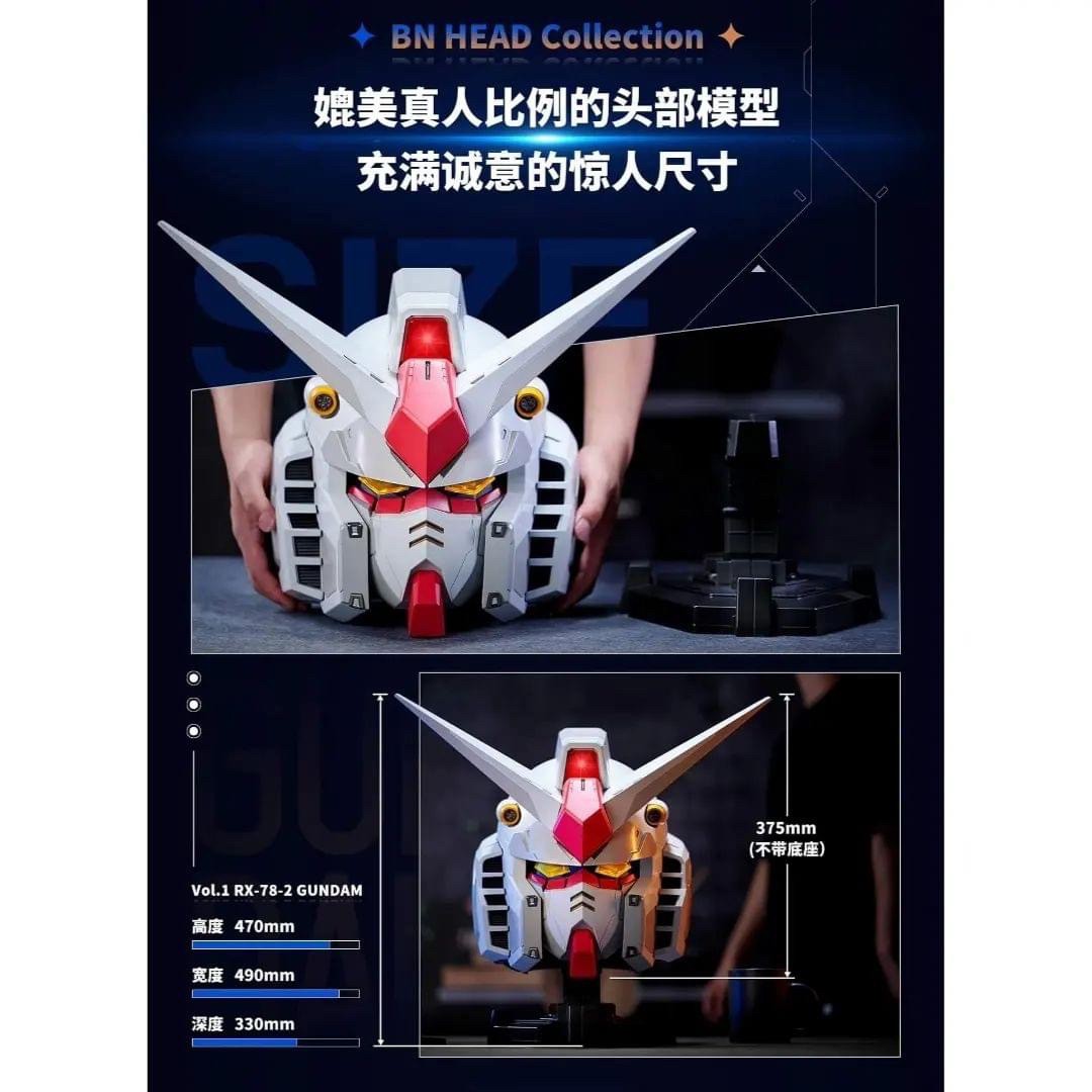 PRE-ORDER : Bandai China Exclusive: BN Head Collection Vol. 1 RX-78-2 Gundam