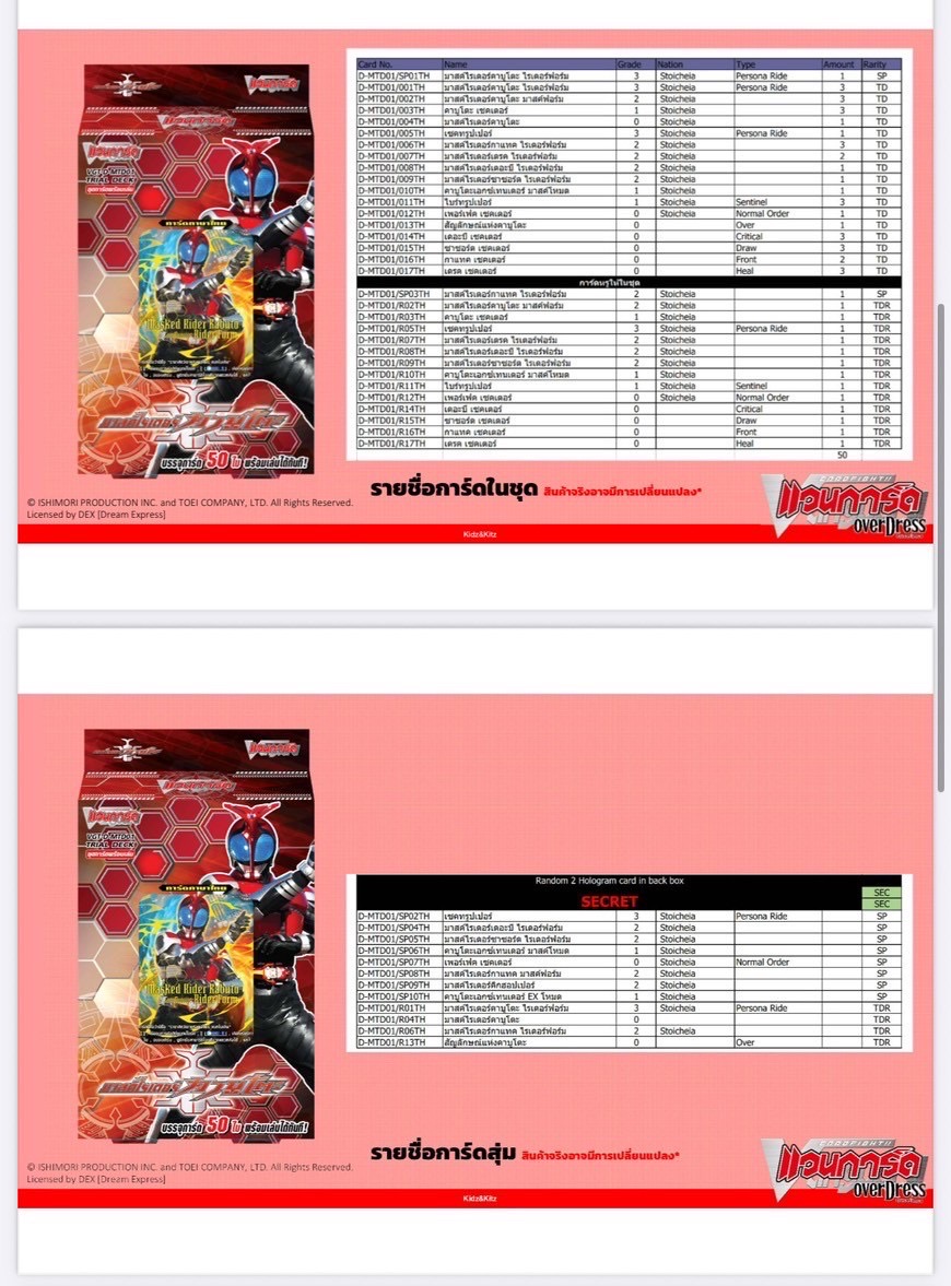 VGT-D-MTD01 Masked Rider Kabuto