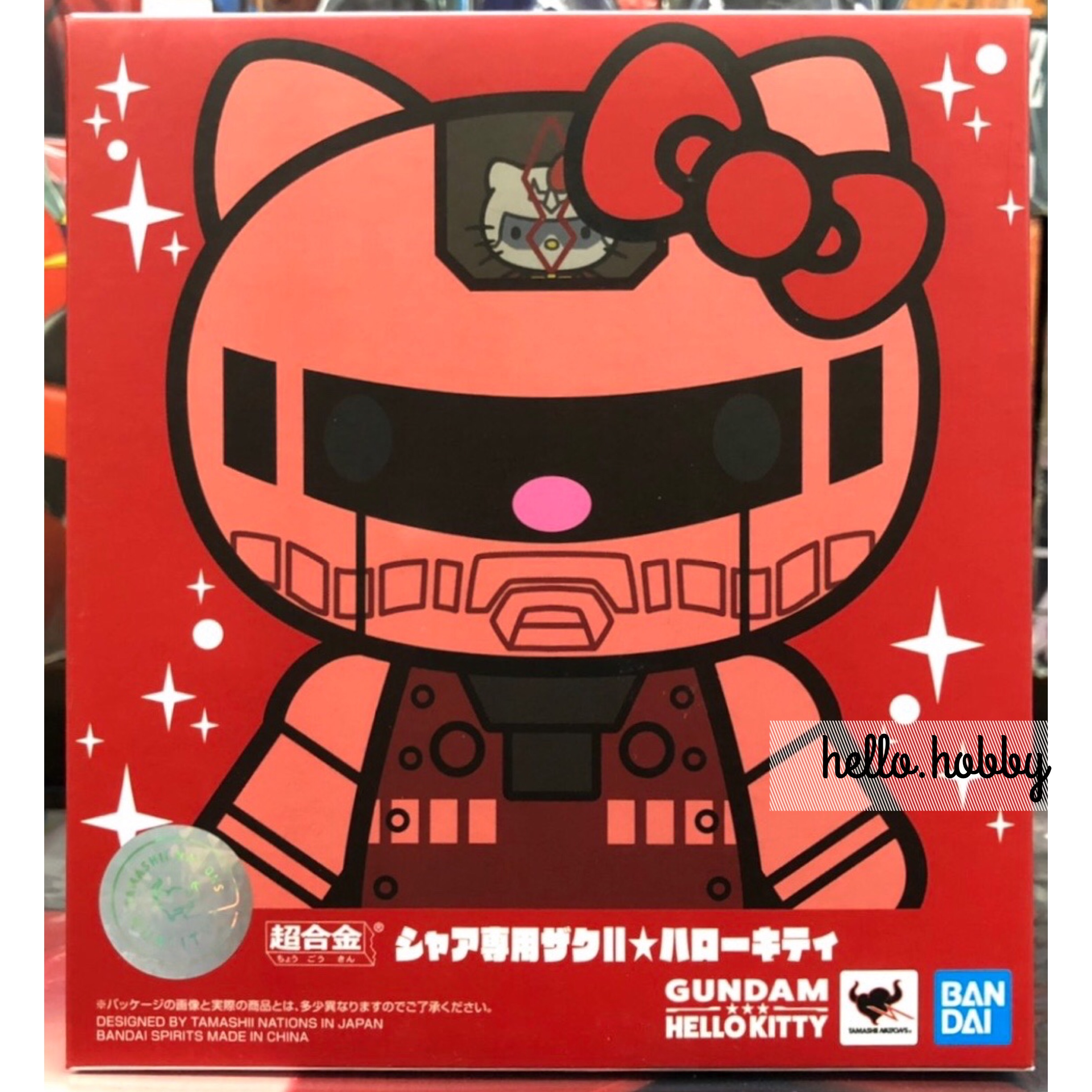 CHOGOKIN Char's Zaku II x Hello Kitty by Bandai