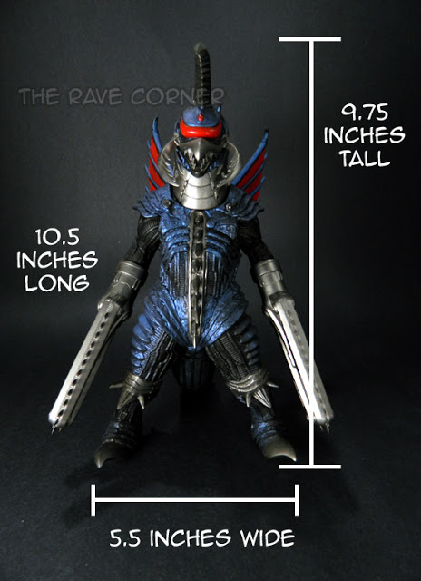 Godzilla - Final Wars Gigan 2005 Power-Up Ver. 10” by Bandai