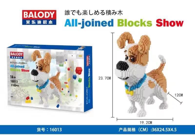 Balody 16013 The Secret Pets of Life Max 2100pcs