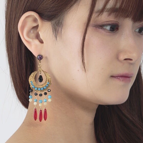 PRE-ORDER : Ohsama Sentai King-Ohger Jeremie Brasieri Earrings / Pierce (One ear)