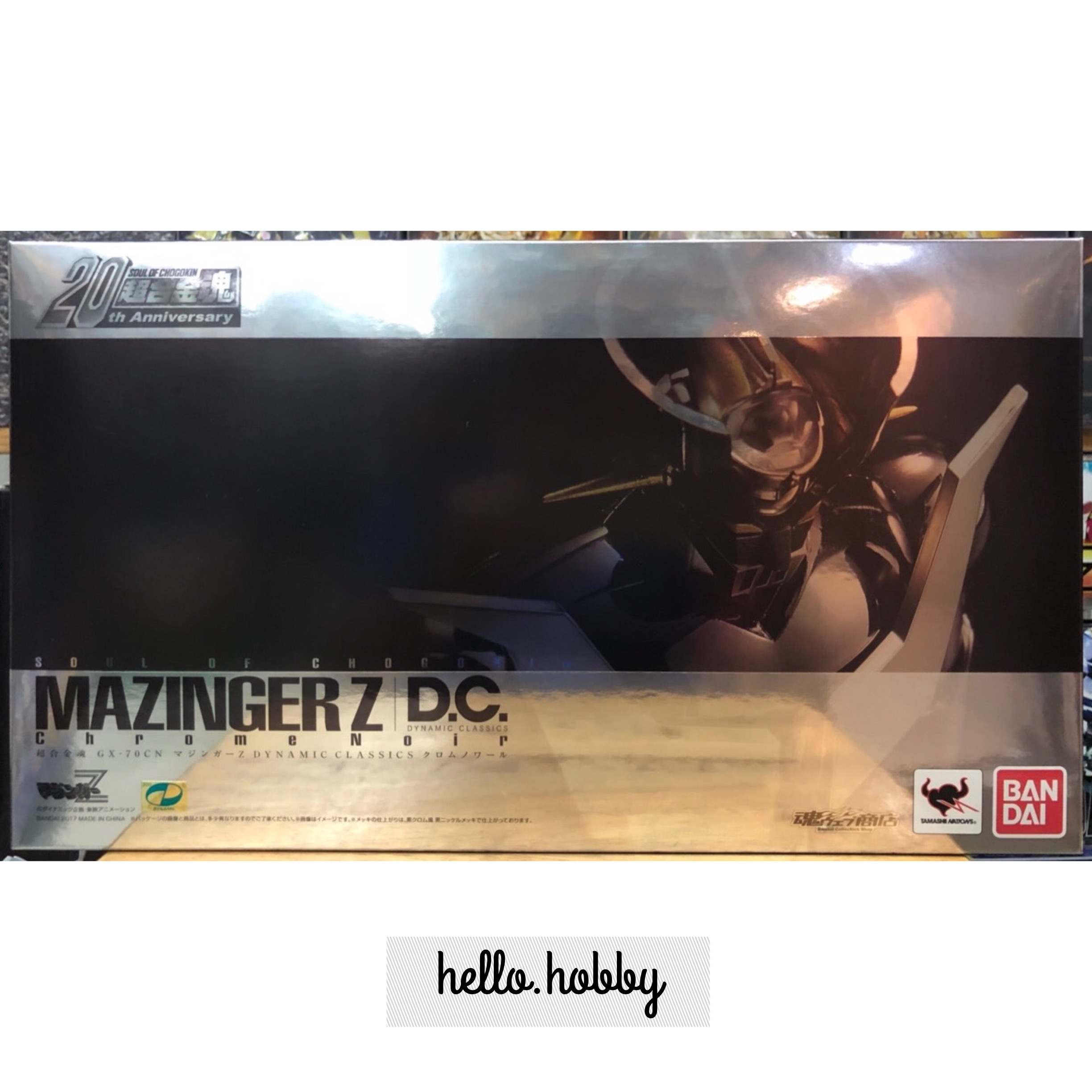 【Tamashii Nation 2017】 Soul Of Chogokin GX-70CN Mazinger Z D.C. Chrome Noir by Bandai (มีปลอกสวมและกล่องน้ำตาล)