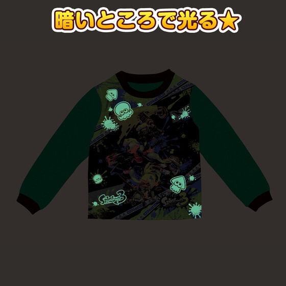 PRE-ORDER : Splatoon 3 Glowing Cardboard Knit Pajamas 22AW