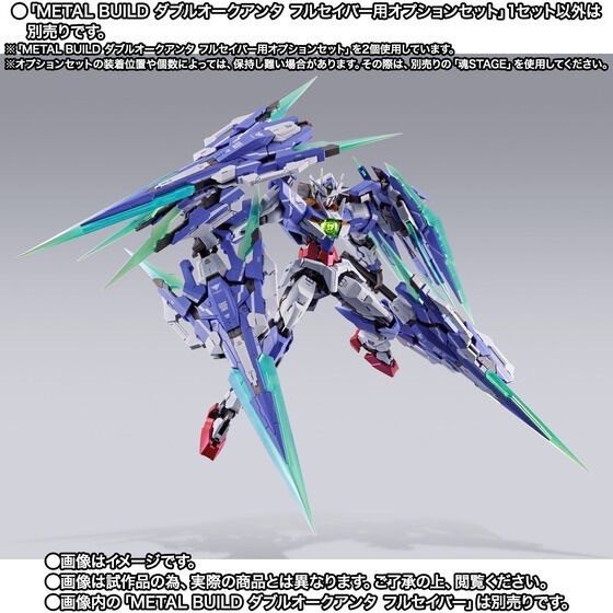 PRE-ORDER : METAL BUILD Gundam 00 QAN[T] Full Saber OPTION SET