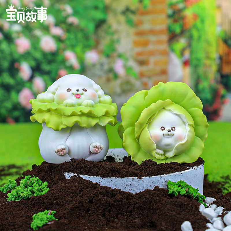 Blind Box ชุดหมาผัก ได้ 1 กล่อง- Vegetable Fairy The World of Vegetable (set of 6+1secret)