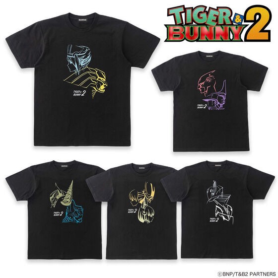 PRE-ORDER : TIGER & BUNNY 2 Buddy Pattern T-shirt