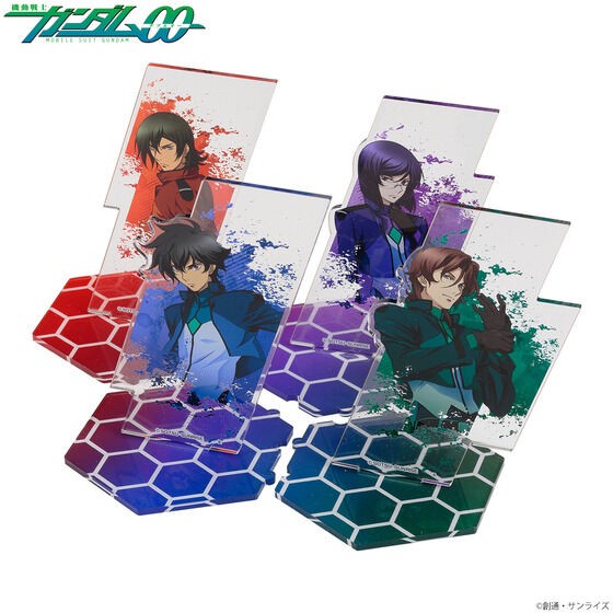 PRE-ORDER : Mobile Suit Gundam 00 Character Illustration Acrylic Stand