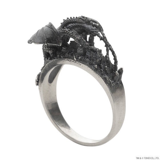 PRE-ORDER : Godzilla King Ghidorah Silver Ring