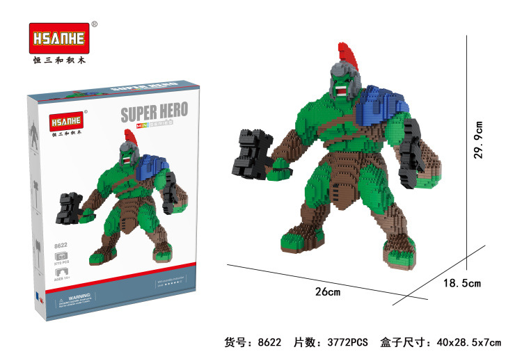 Hsanhe 8622 The Hulk 3772pcs
