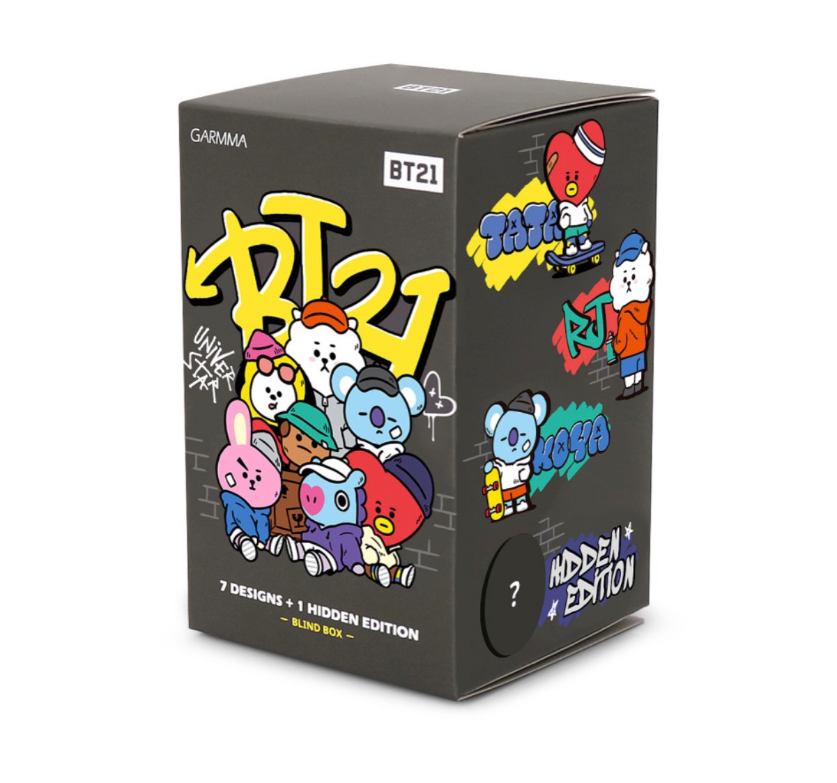 กล่องสุ่ม BTS BT21 Street Mood Series Blind Box by Garmma (Set of 7+1)