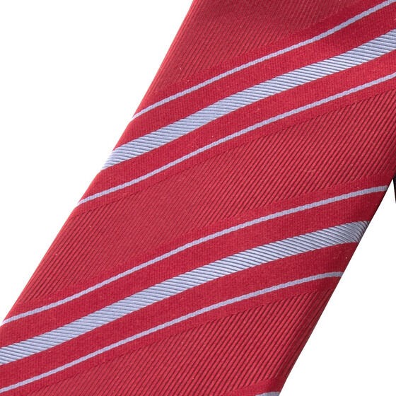 PRE-ORDER : Kamen Rider Drive Shinnosuke Tomari Necktie Stripe Red x Gray (Large Sword Width 8 cm)