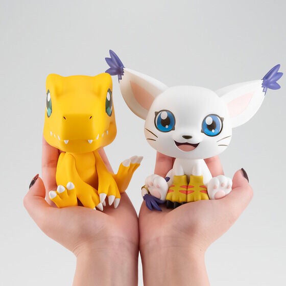 PRE-ORDER : Rukappu Digimon Adventure Agumon & Tailmon Set [Limited Benefits with Cushion]