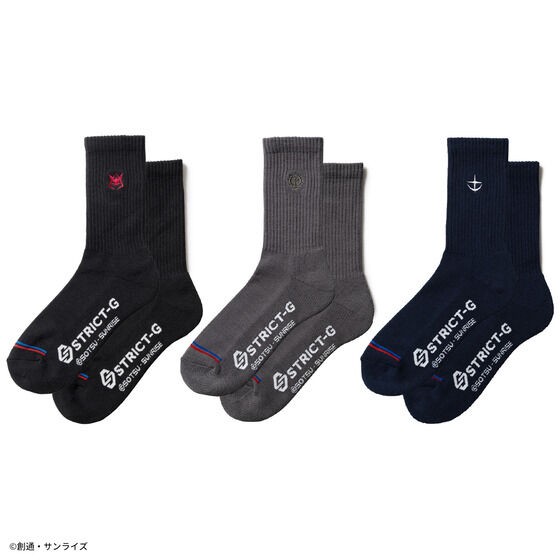 PRE-ORDER : STRICT-G "Mobile Suit Gundam" Basic Socks 3P Set