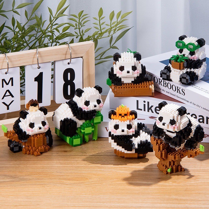 ตัวต่อนาโน Size L - Lele Brothers W 1116 - 1121 Panda Diary